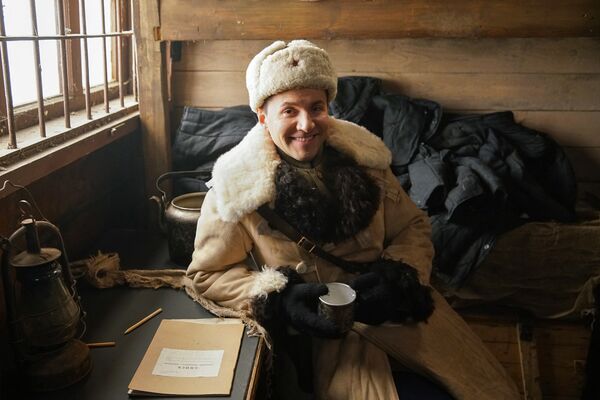 Актер Вячеслав Манучаров на съемках сериала телеканала НТВ Декабристка - Sputnik Արմենիա