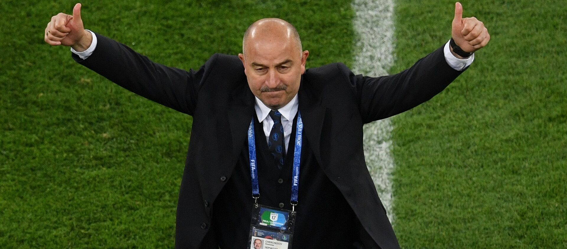 Футбольный матч между сборными России и Египта (19 июня 2018). Санкт-Петербург - Sputnik Армения, 1920, 11.08.2020