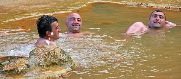 Каджаранцы у теплого источника Каджаранцы у теплого источника - Sputnik Армения