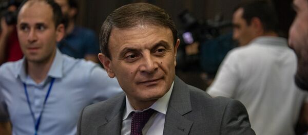 Начальник Полиции Армении Валерий Осипян на заседании правительства (21 июня 2018). Еревaн - Sputnik Армения