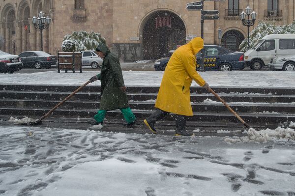Зима в Ереване Зима в Ереване - Sputnik Արմենիա