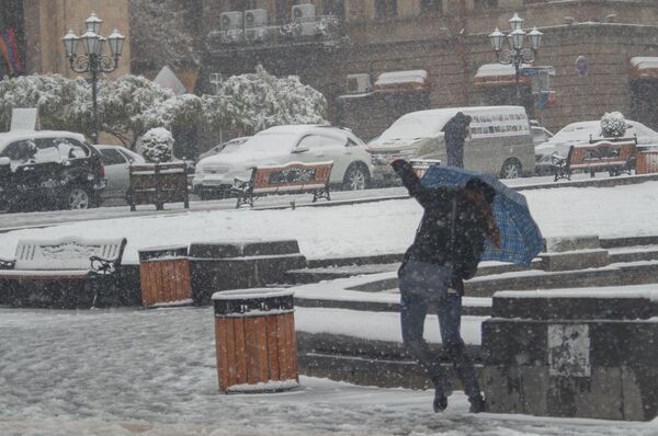 Зима в Ереване Зима в Ереване - Sputnik Արմենիա