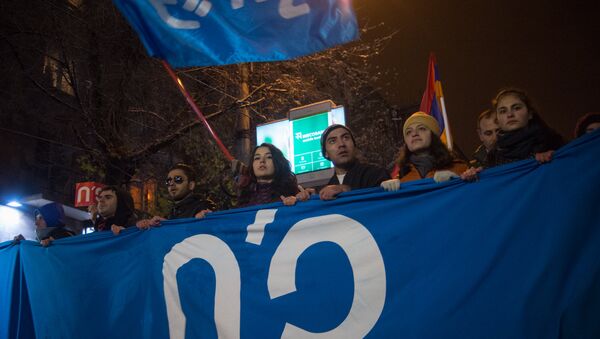 Митинг оппозиционных движений Нет и Новая Армения - Sputnik Армения