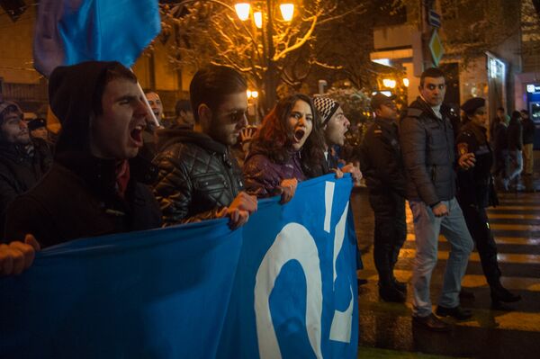 Митинг оппозиционных движений Нет и Новая Армения Митинг оппозиционных движений Нет и Новая Армения - Sputnik Արմենիա