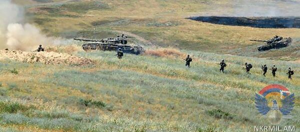 Ворнные учения в Карабахе Ворнные учения в Карабахе - Sputnik Արմենիա