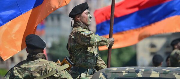 Военнослужащий армянской армии Военнослужащий армянской армии - Sputnik Армения