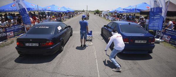 В Ереване прошел второй этап DRAG RACING STR cup 2018 - Sputnik Армения