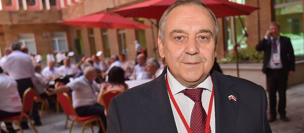 Заместитель председателя правительства Репсублики Крым, попстпред Репсублики Крым при Президенте РФ Георгий Мурадов Заместитель председателя правительства Репсублики Крым, попстпред Репсублики Крым при Президенте РФ Георгий Мурадов - Sputnik Արմենիա