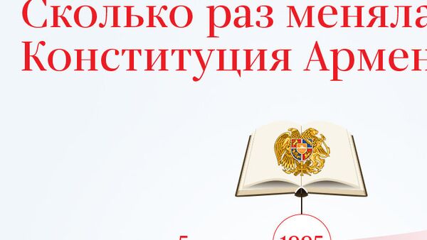 Сколько раз менялась Конституция Армении? - Sputnik Армения