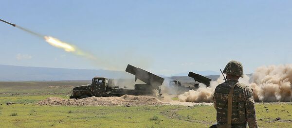 Военные учения армянской армии - Sputnik Армения