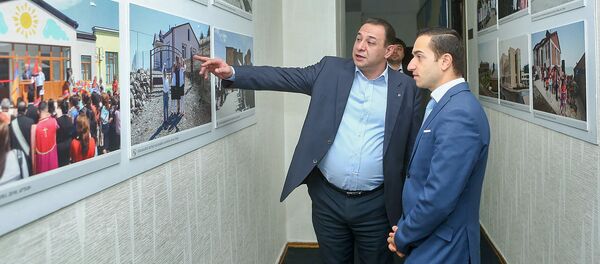 Министр диаспоры Мхитар Айрапетян посетил всеармянский фонд Айастан (12 июня 2018). Еревaн - Sputnik Армения