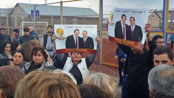 Предвыборная агитация Гранта Давтяна Предвыборная агитация Гранта Давтяна - Sputnik Армения