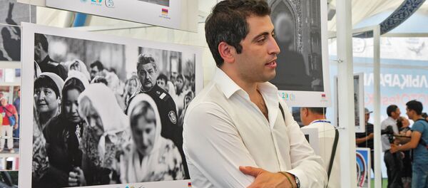 Фотограф Давид Акопян на фотофестивале в Астане, Казахстан - Sputnik Արմենիա