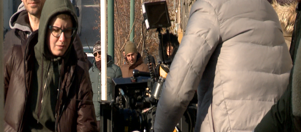 Съемки фильма Сарика Андреасяна История одного землетрясения в Гюмри Съемки фильма Сарика Андреасяна История одного землетрясения в Гюмри - Sputnik Արմենիա