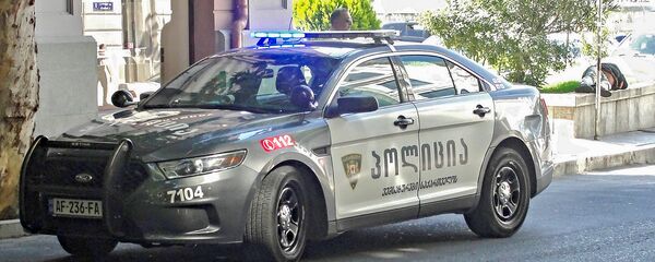Полицейский автомобиль в Тбилиси Полицейский автомобиль в Тбилиси - Sputnik Արմենիա