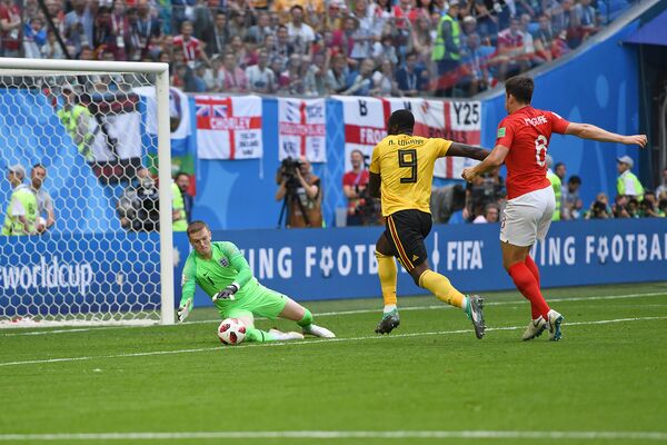Матч за третье место чемпионата мира по футболу между сборными Бельгии и Англии (14 июля 2018). Санкт-Петербург - Sputnik Армения