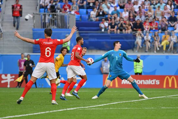 Матч за третье место чемпионата мира по футболу между сборными Бельгии и Англии (14 июля 2018). Санкт-Петербург - Sputnik Армения