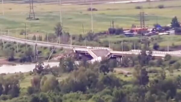 Разрушение моста в Чите - Sputnik Армения