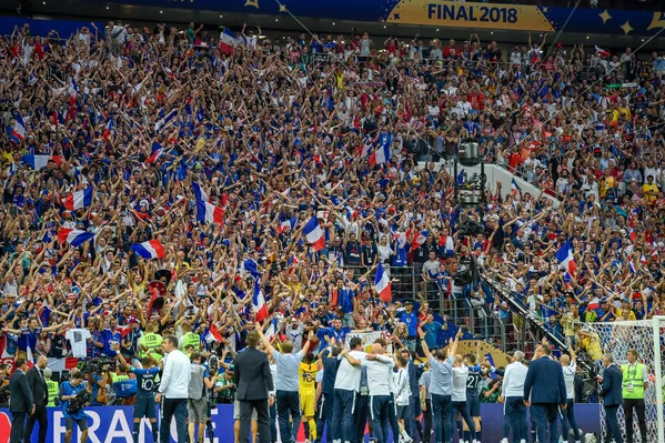 Финальный матч чемпионата мира по футболу между сборными Франции и Хорватии (15 июля 2018). Стадион Лужники, Москвa - Sputnik Армения