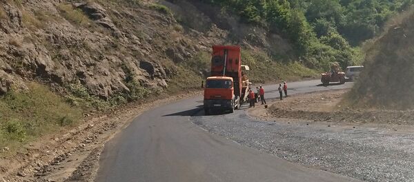 Процесс реконструкции автодороги Воскепар - Ноемберян - Sputnik Армения