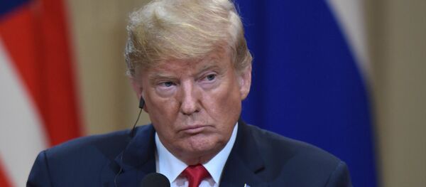 Президент США Дональд Трамп во время совместной пресс-конференции с президентом России Владимиром Путином (16 июля 2018). Хельсинки Президент США Дональд Трамп во время совместной пресс-конференции с президентом России Владимиром Путином (16 июля 2018). Хельсинки - Sputnik Արմենիա
