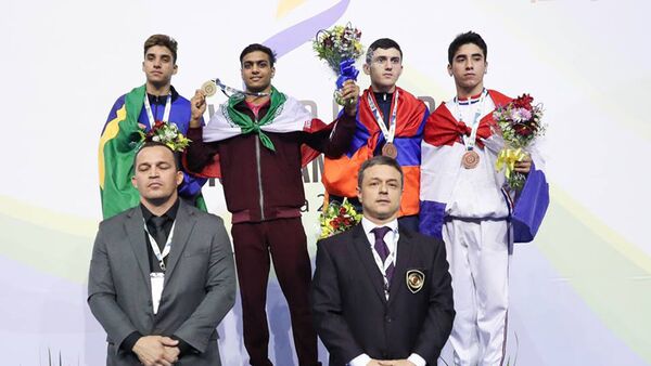 Бонзовый медалист 7-го международного молодежного турнира по ушу Вардан Абраамян - Sputnik Արմենիա