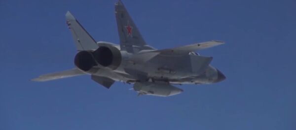 Кинжал հիպերձայնային հրթիռակիր օդանավի ուսումնամարտական թռիչք Кинжал հիպերձայնային հրթիռակիր օդանավի ուսումնամարտական թռիչք - Sputnik Արմենիա