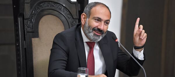 Пресс-конференция премьер-министра Армении Никола Пашиняна (20 июля 2018). Еревaн - Sputnik Армения