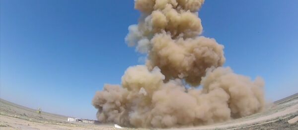 Пуск модернизированной противоракеты российской системы ПРО на полигоне Сары-Шаган (Казахстан) - Sputnik Армения