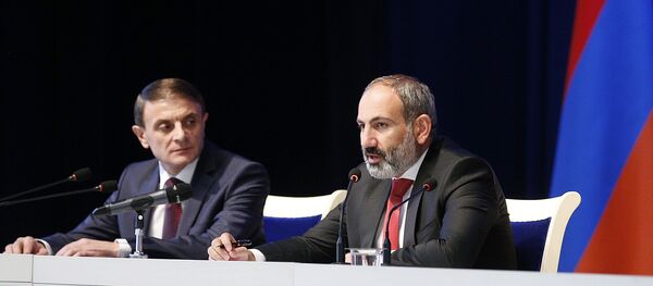 Премьер-министр Армении Никол Пашинян на заседании коллегии Полиции Армении - Sputnik Армения