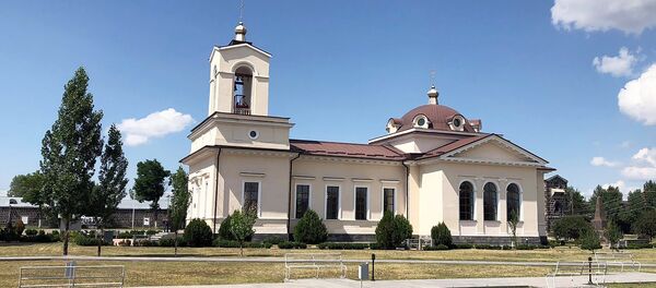 Русская церековь Святой Александры на территории 102-й российской военной базы, Гюмри Русская церековь Святой Александры на территории 102-й российской военной базы, Гюмри - Sputnik Армения