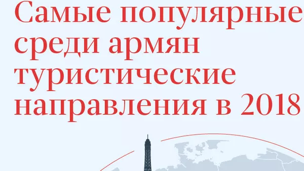 Самые популярные среди армян туристические направления в 2018 году