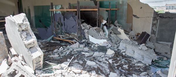 Взрыв производственного цеха в Чарбахе, Ереван - Sputnik Армения