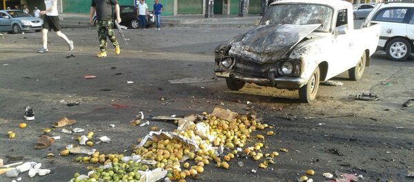 Улица в Сувейде после теракта (25 июля 2018). Сирия Улица в Сувейде после теракта (25 июля 2018). Сирия - Sputnik Արմենիա