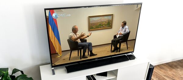 Интервью второго Президента Армении Роберта Кочаряна телеканалу Еркир Медия - Sputnik Армения