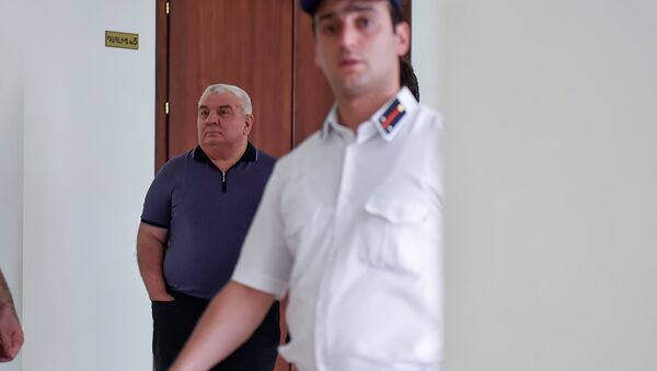 Юрий Хачатуров в здании суда Первой инстанции административного района Шенгавит (27 июля 2018). Еревaн - Sputnik Армения