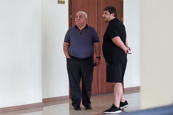 Юрий Хачатуров в здании суда Первой инстанции административного района Шенгавит (27 июля 2018). Еревaн - Sputnik Армения