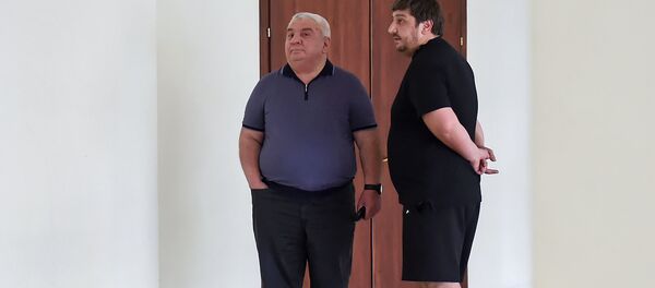 Юрий Хачатуров в здании суда Первой инстанции административного района Шенгавит (27 июля 2018). Еревaн - Sputnik Армения