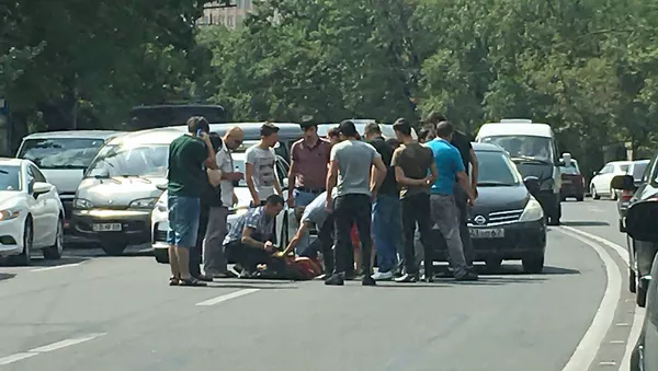 ДТП на проспекте Баграмяна (27 июля 2018). Еревaн - Sputnik Армения
