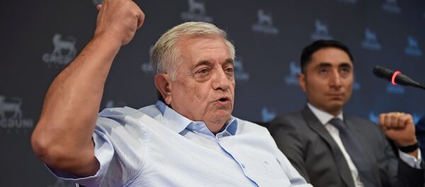 Адвокат Рубен Саакян во время пресс-конференции (28 июля 2018). Еревaн Адвокат Рубен Саакян во время пресс-конференции (28 июля 2018). Еревaн - Sputnik Արմենիա