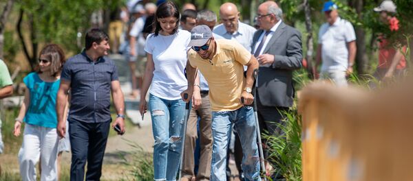 Лагерь на берегу Севана с программой реабилитации людей с ограниченными возможностями Лагерь на берегу Севана с программой реабилитации людей с ограниченными возможностями - Sputnik Արմենիա