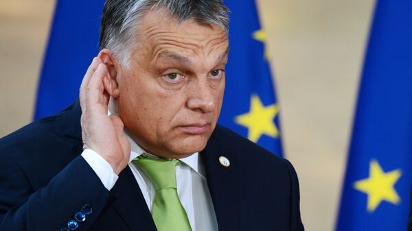 Премьер-министр Венгрии Виктор Орбан на саммите государств и правительств стран-участниц Европейского союза в Брюсселе. - Sputnik Армения