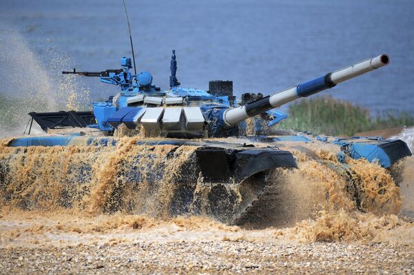 Танковый биатлон-2018. Индивидуальная гонка. Первый этап Танковый биатлон-2018. Индивидуальная гонка. Первый этап - Sputnik Армения