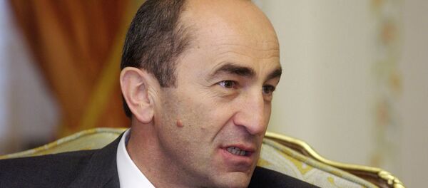 Роберт Кочарян во время своего визита в Россию - Sputnik Армения