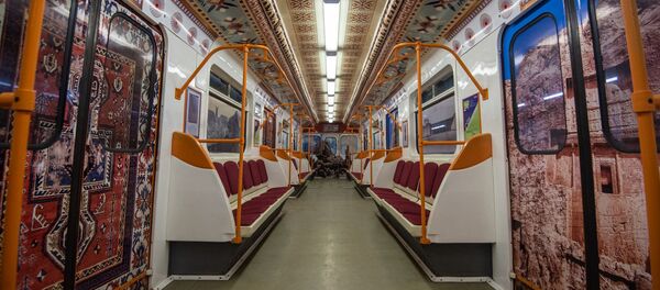 Новый дизайн вагонов ереванского метрополитена Новый дизайн вагонов ереванского метрополитена - Sputnik Արմենիա
