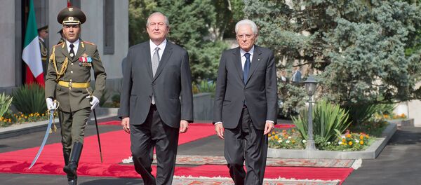 Государственный визит Президента Италии Серджо Матарелы в Армению (30 июля 2018). Еревaн Государственный визит Президента Италии Серджо Матарелы в Армению (30 июля 2018). Еревaн - Sputnik Արմենիա