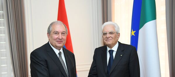 Հայաստանի եւ Իտալիայի նախագահների հանդիպումը Հայաստանի եւ Իտալիայի նախագահների հանդիպումը - Sputnik Արմենիա