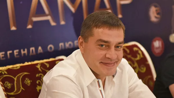 Александр Толстелев на пресс-конференции по теме предстоящего ледового шоу Ахтамар (31 июля 2018). Еревaн - Sputnik Армения