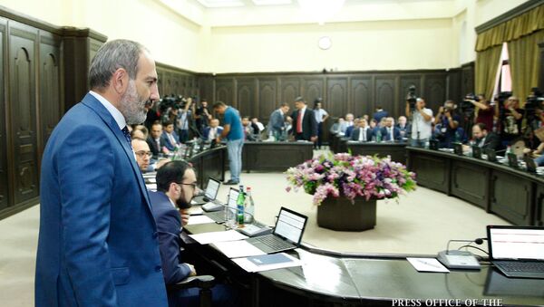 Заседание правительства Армении (2 августа 2018). Еревaн - Sputnik Армения