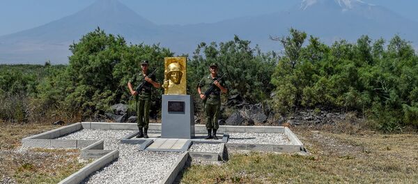 Торжественные мероприятия в честь 70-летия подвига Александра Корякова (2 августа 2018). Арарaт Торжественные мероприятия в честь 70-летия подвига Александра Корякова (2 августа 2018). Арарaт - Sputnik Արմենիա